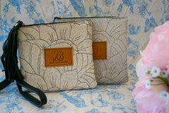 Small Carved Clutch - Grey Collection
