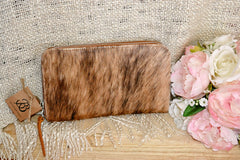 Wallet ~ Double Zip Brown Collection