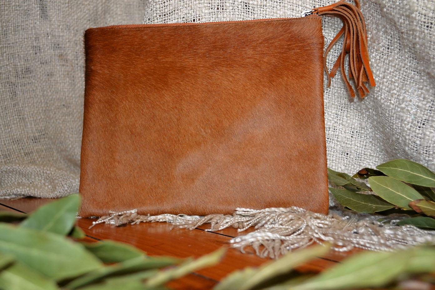 Large Clutch - Tan Collection