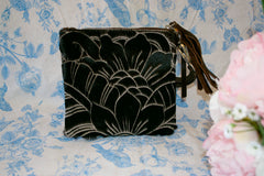 Small Carved Clutch - Dark Brown Collection