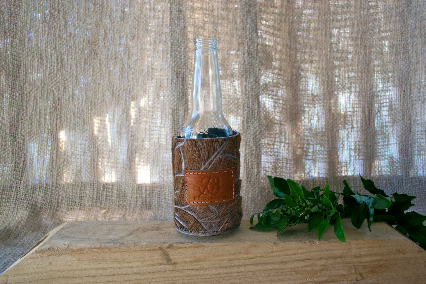 Cowhide Coolers ~ Tan Carved Collection