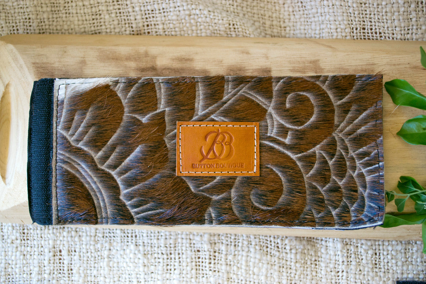Cowhide Coolers ~ Brown Carved Collection