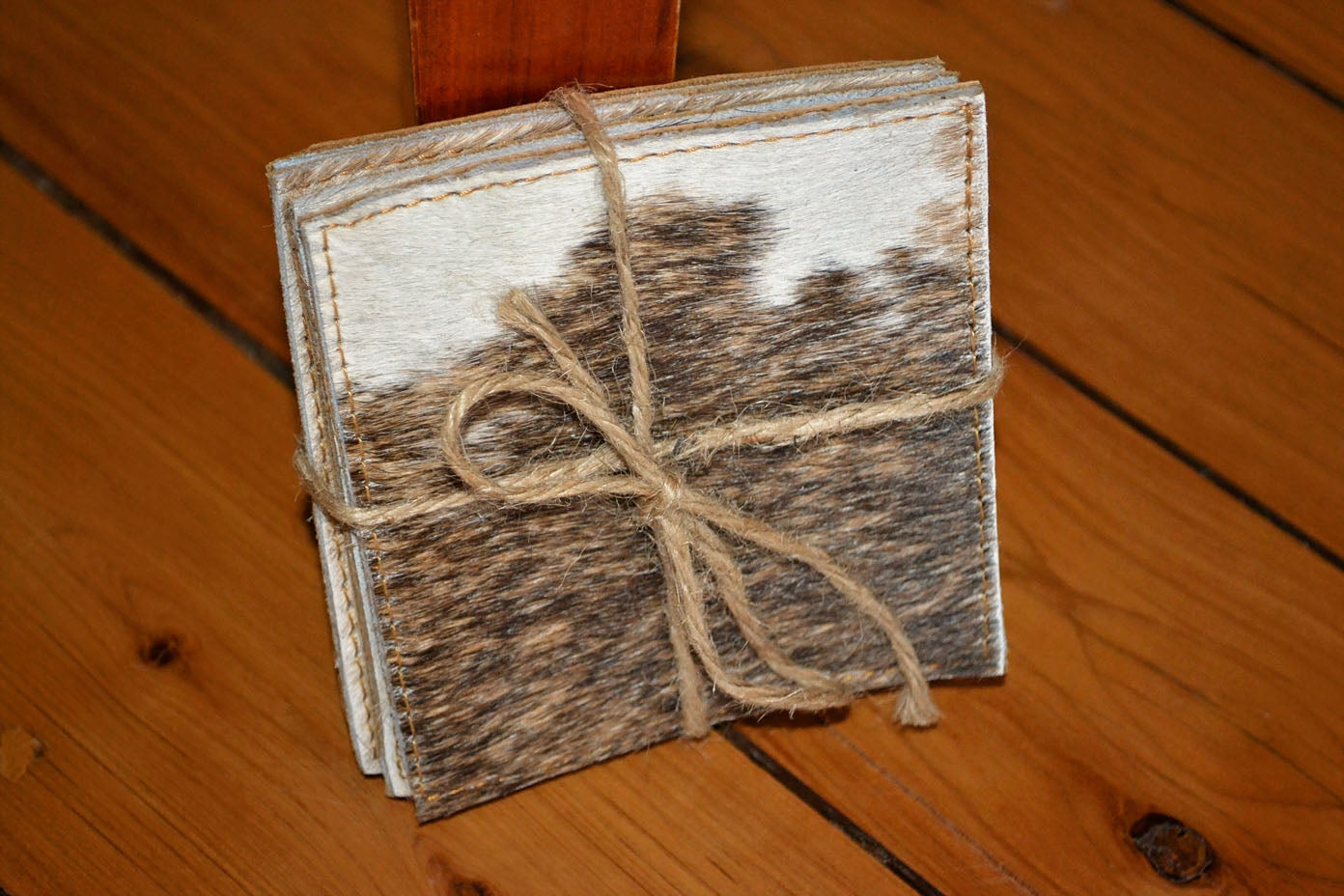Coasters ~ Brown & White Collection