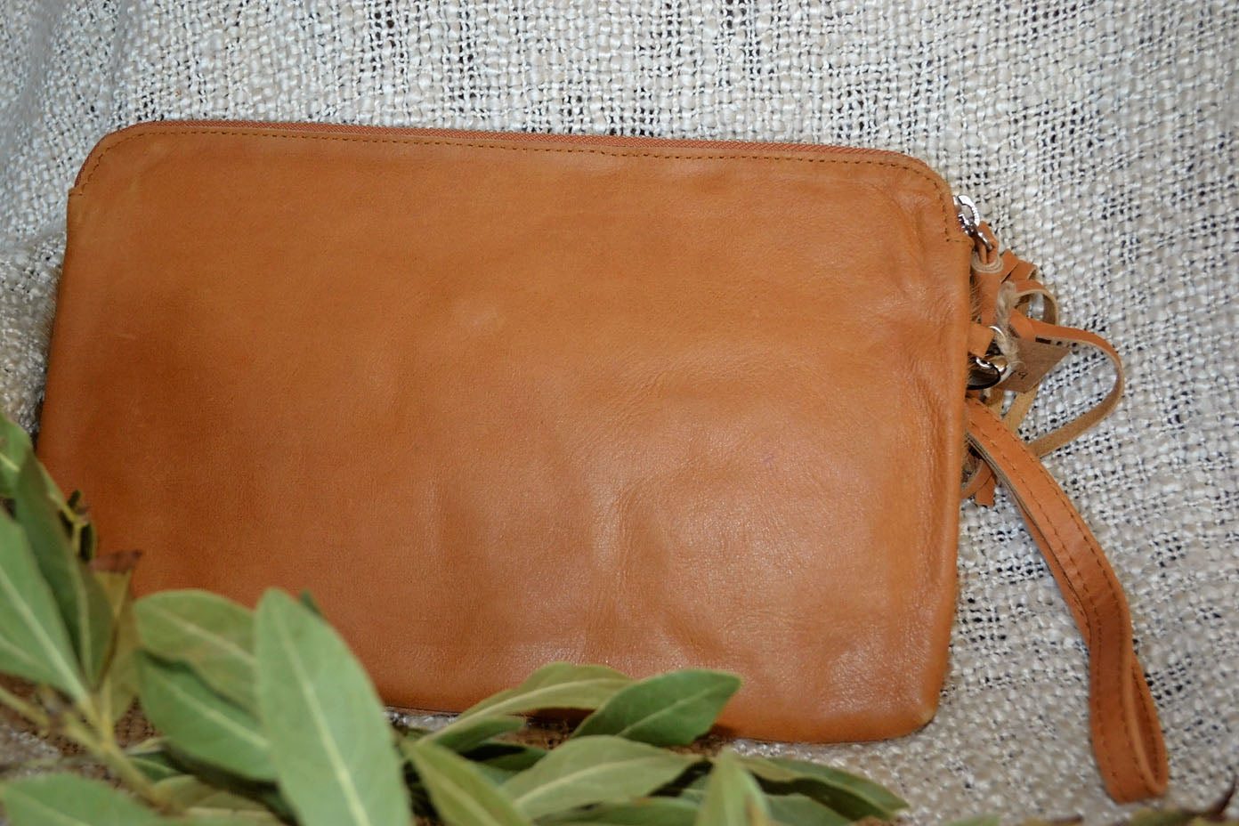 Carved Clutch - Tan Collection
