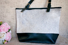 Toolong Tote ~ Salt & Pepper Collection