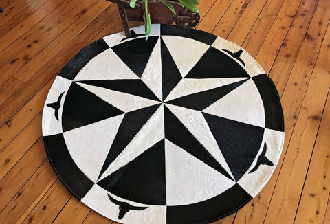 Individual Cowhide Floor Rug #1