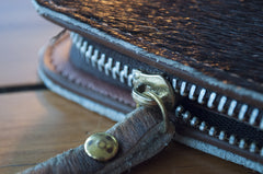 Wallet ~ Single Zip Brown Collection
